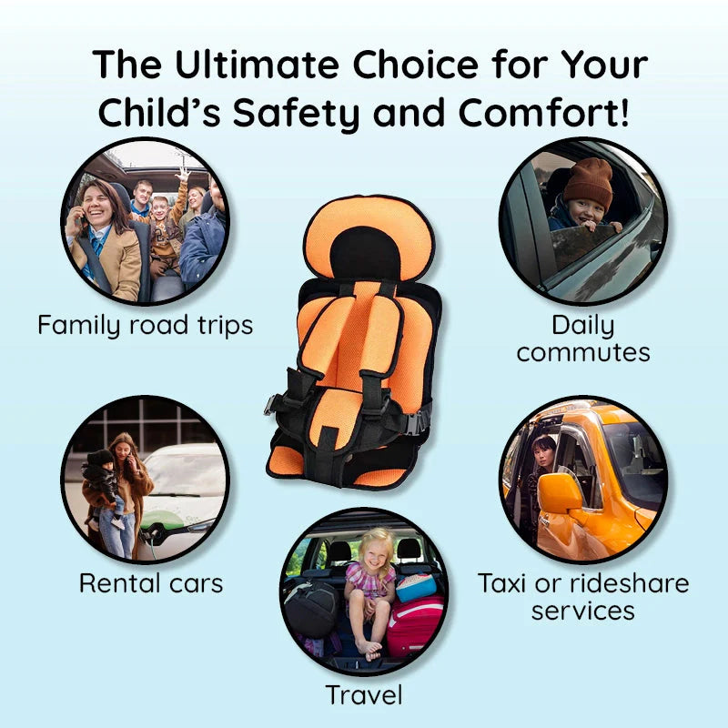 Child Car Safety Travel Booster Seat Comfortable