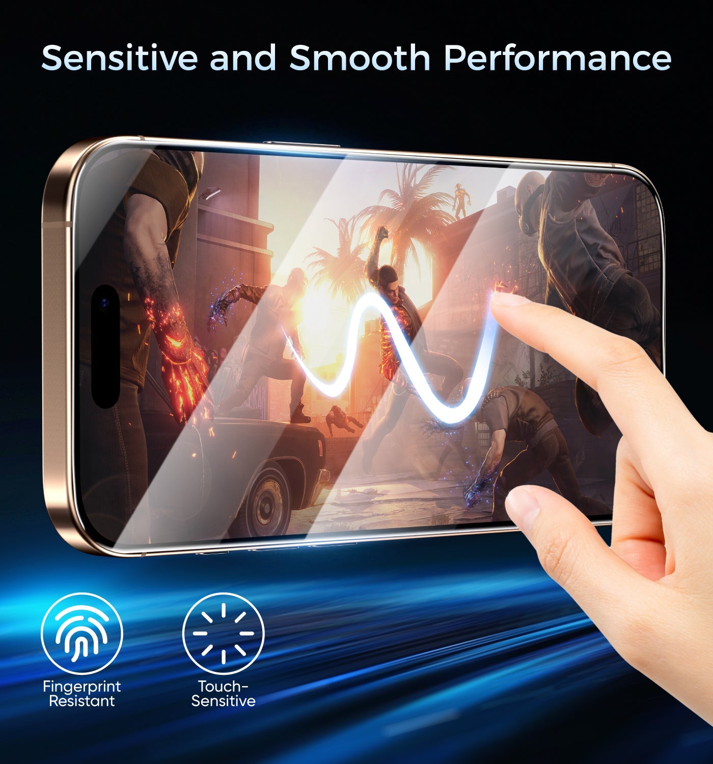 Tempered Glass Screen Protector with Privacy Shield - Image 7