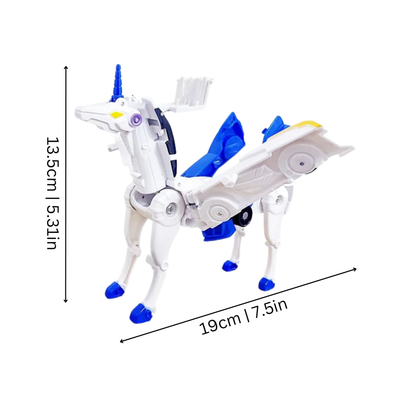 Robot Toy Car Magnetic Transforming Play Model
