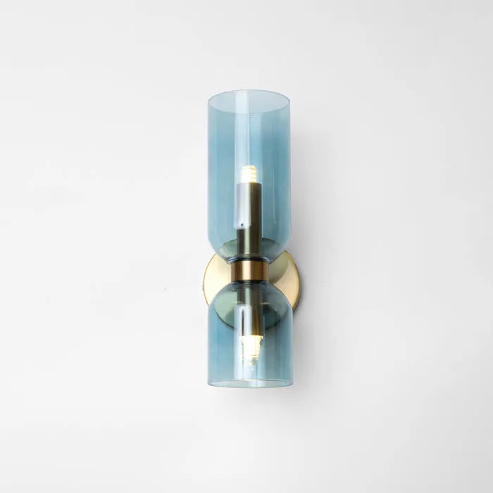 Luminous Duo – Stylish and Elegant Double-Headed Glass Wall Light to Enhance Your Home Decor