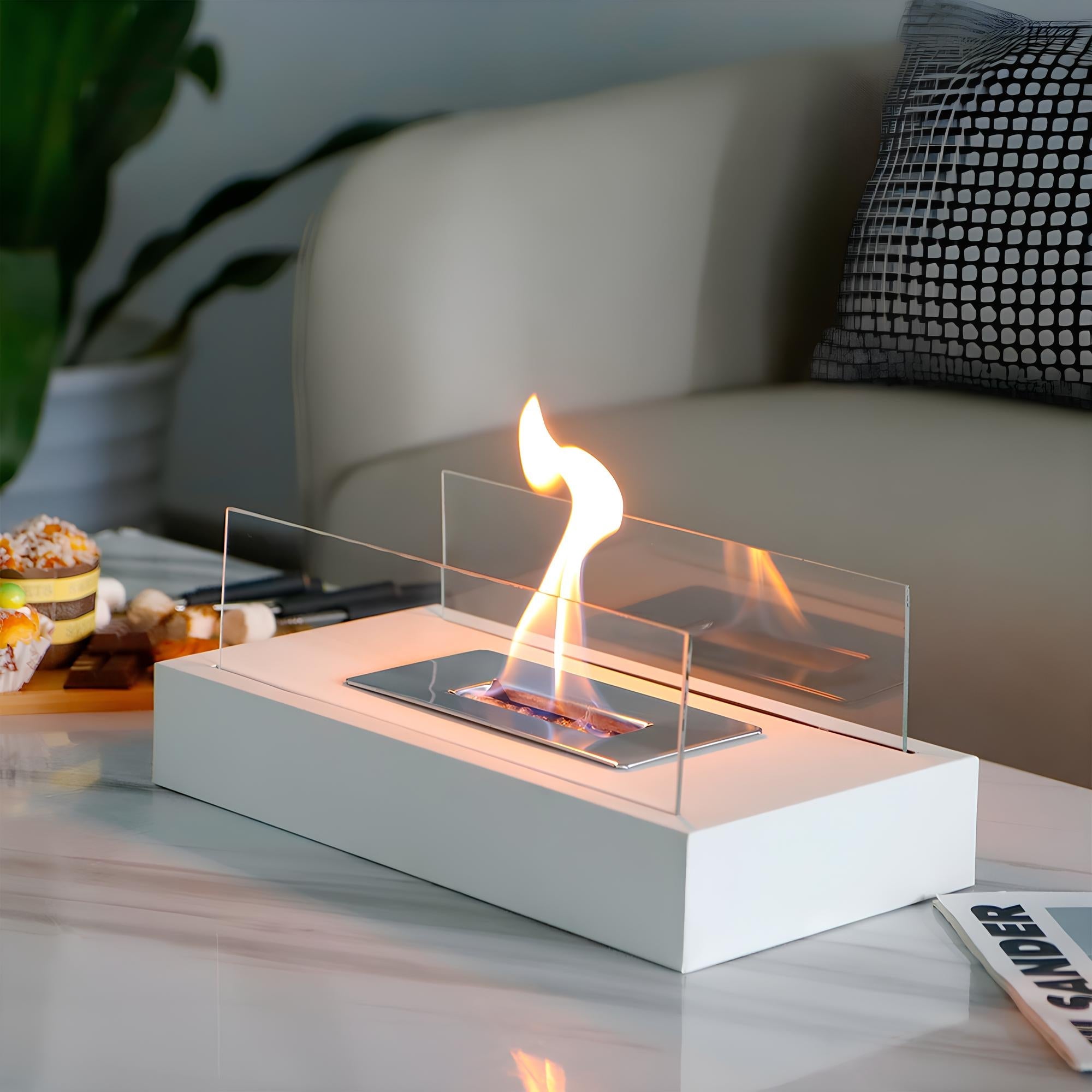 Bordpejs Glas Flammebrænder