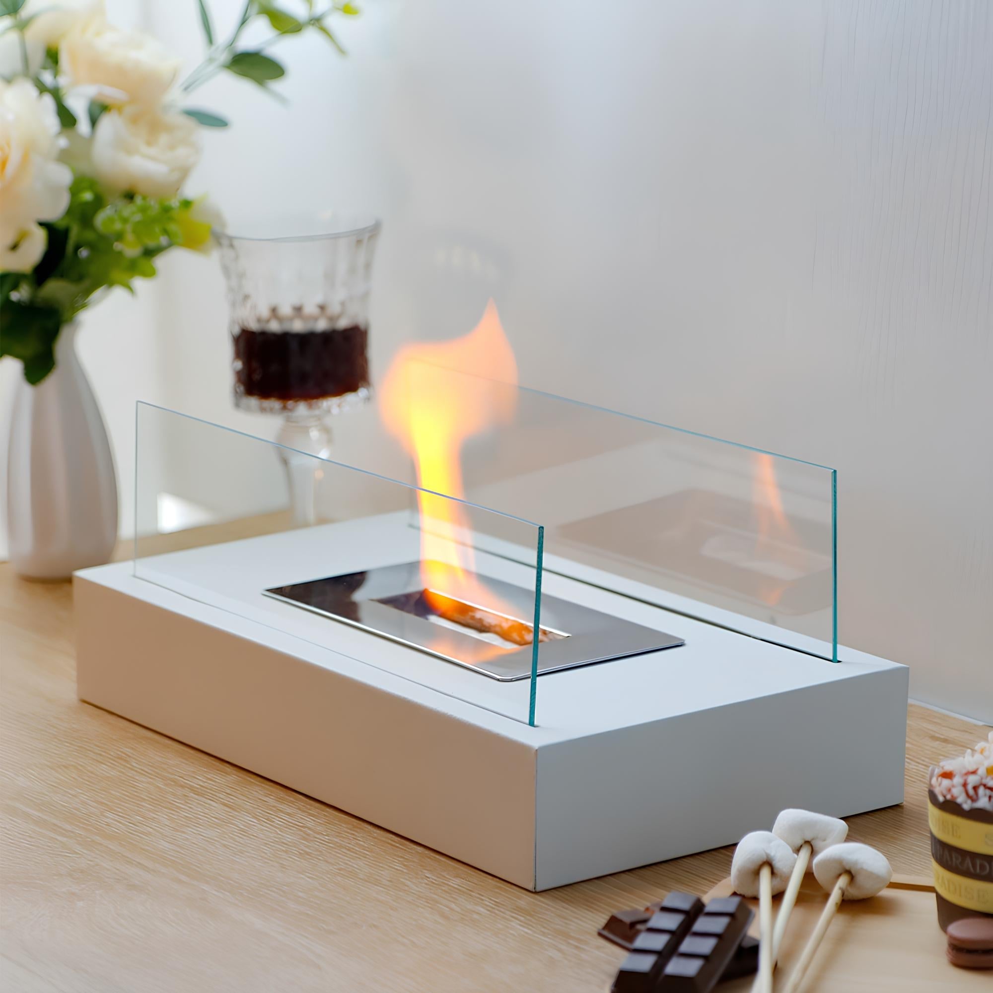 Bordpejs Glas Flammebrænder