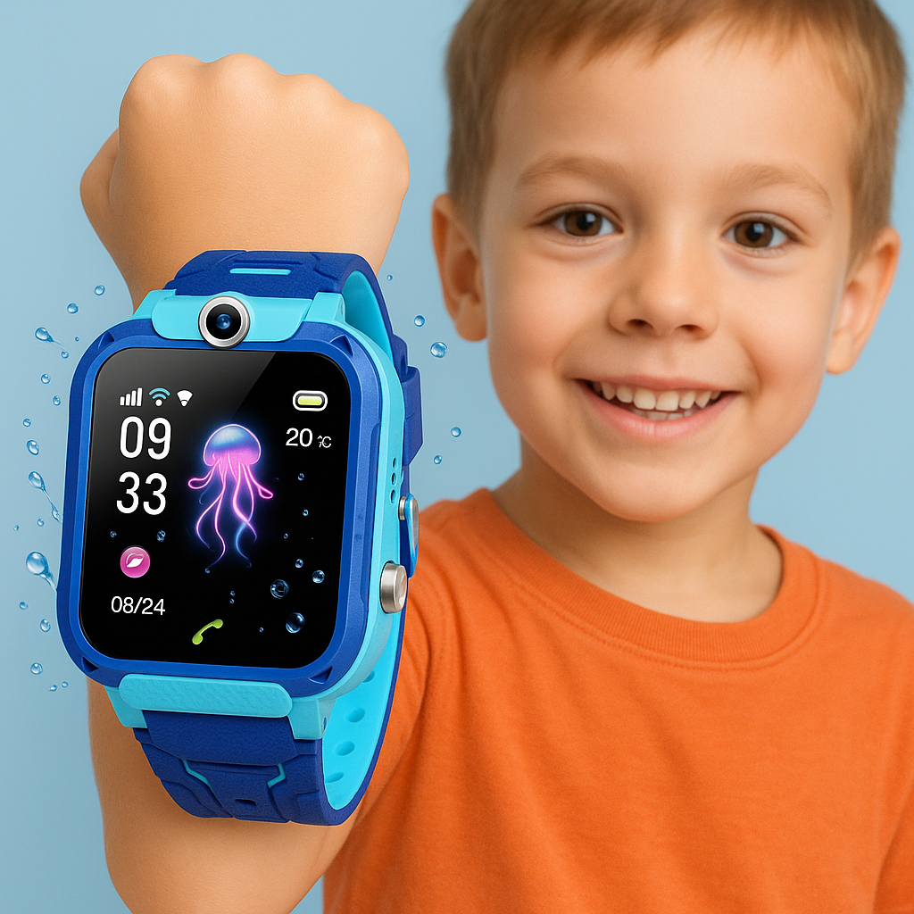 Børns GPS Vandtæt Smartwatch SOS Tracker