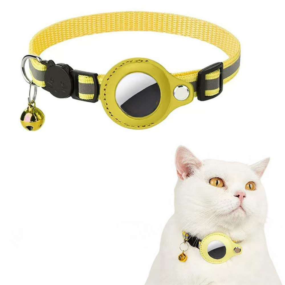 Kattehalsbånd Nylon Reflekterende GPS Tracker Rem